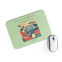 Thumbnail for VINTAGE G4481 - The County Nurse Rounds - Designed Mouse Pads design on lightgreen rectangle