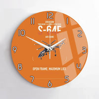 Thumbnail for Erickson S-64F Air Crane design on orange no frame wall clock