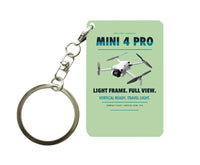 Thumbnail for DJI Mini 4 Pro Key Chain design on light green key chain