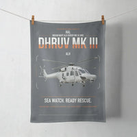 Thumbnail for HAL ALH Dhruv Mk III design on gray towel