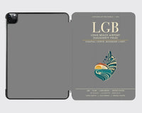 Thumbnail for Long Beach Airport (Daugherty Field) (LGB) design on gray ipad tablet case