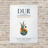 Thumbnail for King Shaka International Airport DUR vertical canvas print - no frame - white background