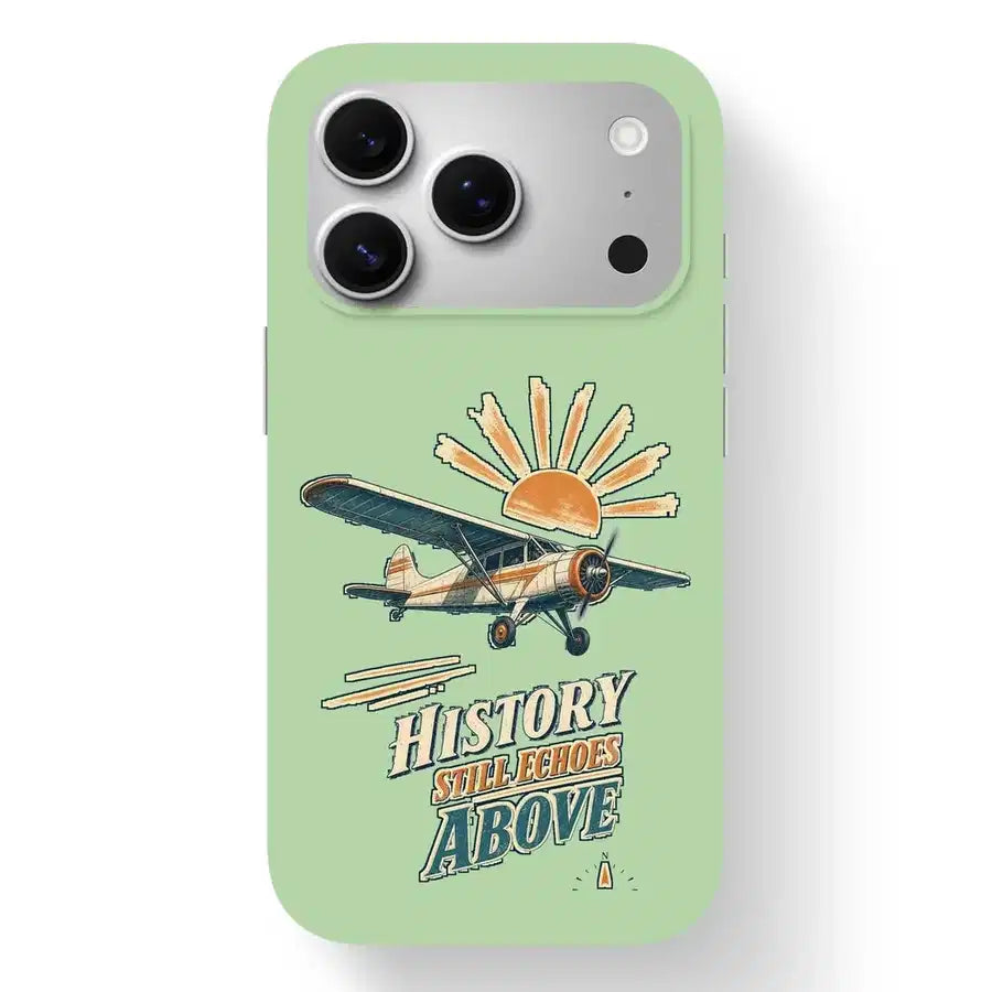 SIGNAL 576 - History Still Echoes Above - MagSafe iPhone 17 Pro design on light green magsafe iphone 17 pro