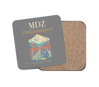 Thumbnail for Governor Francisco Gabrielli International Airport (MDZ) design on gray 1 piece coaster