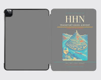 Thumbnail for Frankfurt-Hahn Airport (HHN) design on gray ipad tablet case