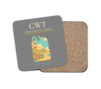 Thumbnail for Westerland Sylt Airport (GWT) design on gray 1 piece coaster
