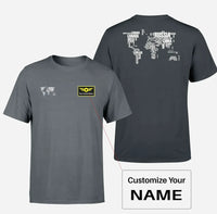 Thumbnail for Customisable World Map T-Shirt - view 11