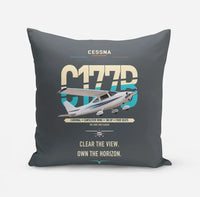 Thumbnail for Cessna 177B Cardinal design on gray pillow