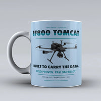 Thumbnail for Flight IF800 Tomcat Mug design on light blue inspired