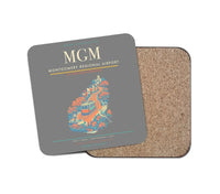 Thumbnail for Montgomery Regional Airport (MGM) design on gray 1 piece coaster