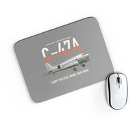 Thumbnail for C-47A Skytrain design on gray rectangle mouse pad