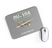 Thumbnail for OV-10A Bronco design on gray rectangle mouse pad