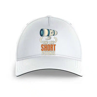 Thumbnail for Long Lens Short Patience design on white printed hat
