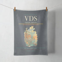 Thumbnail for Vadsø Airport (VDS) design on gray towel