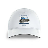 Thumbnail for PW127M design on white printed hat