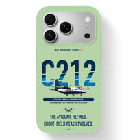 Thumbnail for CASA C-212-300 Aviocar Case design on light green iphone case