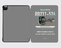Thumbnail for RB211-524 design on gray ipad tablet case