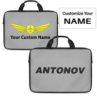 Thumbnail for Customisable Antonov & Text Tablet Bag - view 11