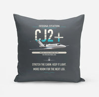 Thumbnail for Cessna Citation CJ2+ design on gray pillow