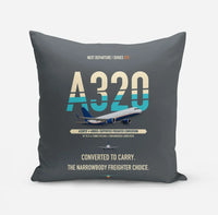 Thumbnail for Airbus A320P2F design on gray pillow