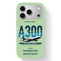 Thumbnail for Airbus A300B2 Case design on light green iphone case