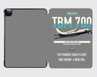Thumbnail for Socata TBM 700 design on gray ipad tablet case