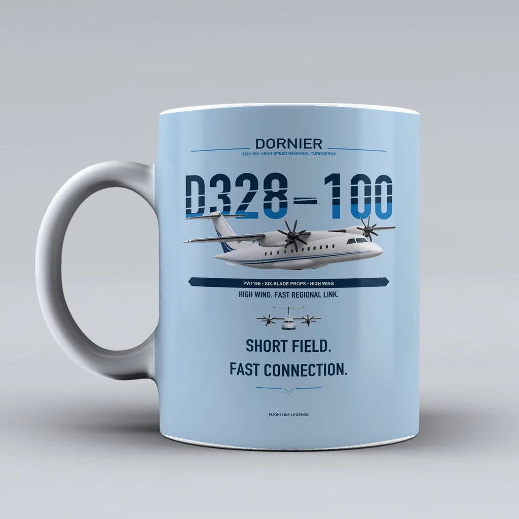 Mug design on light blue d328 100