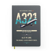 Thumbnail for Airbus A321 design on gray notebook