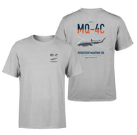 Thumbnail for MQ-4C Triton IFC-4 design on light gray double-side t-shirt, double-side print