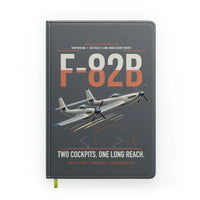 Thumbnail for F-82B Twin Mustang design on gray notebook