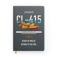 Thumbnail for Canadair CL-415 design on gray notebook