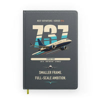 Thumbnail for Boeing 737 MAX 7 design on gray notebook