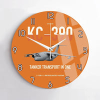 Thumbnail for Embraer KC-390 Millennium design on orange no frame wall clock