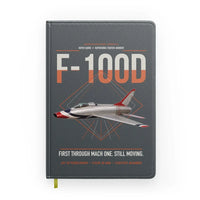 Thumbnail for F-100D Super Sabre design on gray notebook
