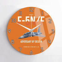 Thumbnail for F-5N F Adversary design on orange no frame wall clock