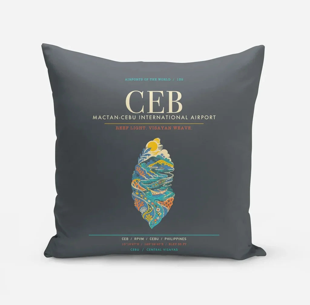 Mactan-Cebu International Airport CEB - Visayan Reef Loom - Gray