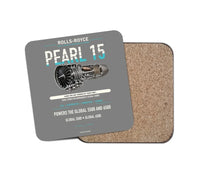 Thumbnail for PEARL 15 design on gray 1 piece coaster