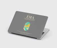 Thumbnail for East Midlands Airport (EMA) design on gray MacBook case