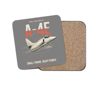 Thumbnail for A-4E Skyhawk design on gray 1 piece coaster
