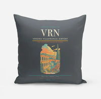 Thumbnail for Verona Villafranca Airport (VRN) design on gray pillow