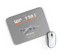 Thumbnail for WC-130J Hurricane Hunter design on gray rectangle mouse pad