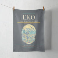 Thumbnail for Elko Regional Airport (EKO) design on gray towel
