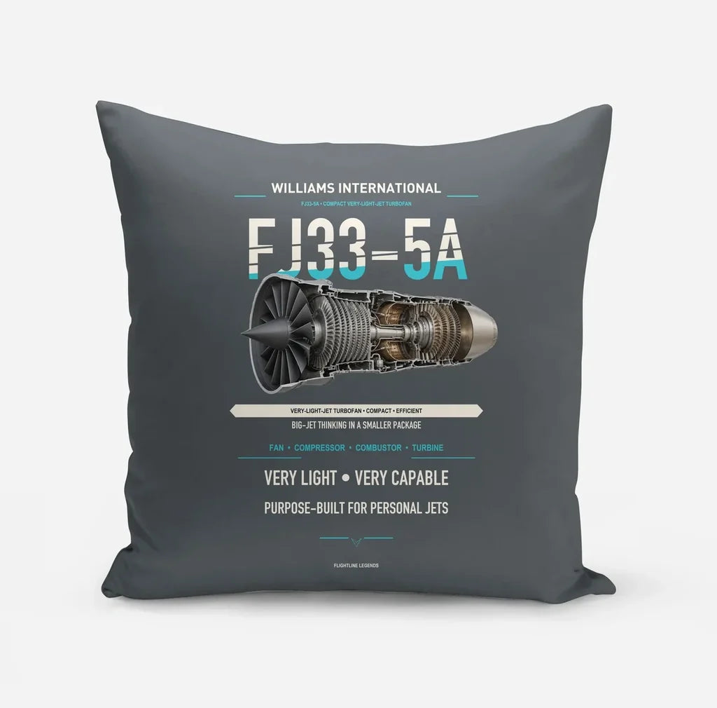 FJ33-5A design on gray pillow