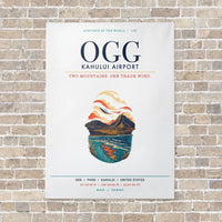 Thumbnail for Kahului Airport OGG vertical canvas print - no frame - white background