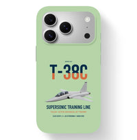 Thumbnail for T-38C Talon design on light green magsafe iphone case, for iPhone 17 Pro
