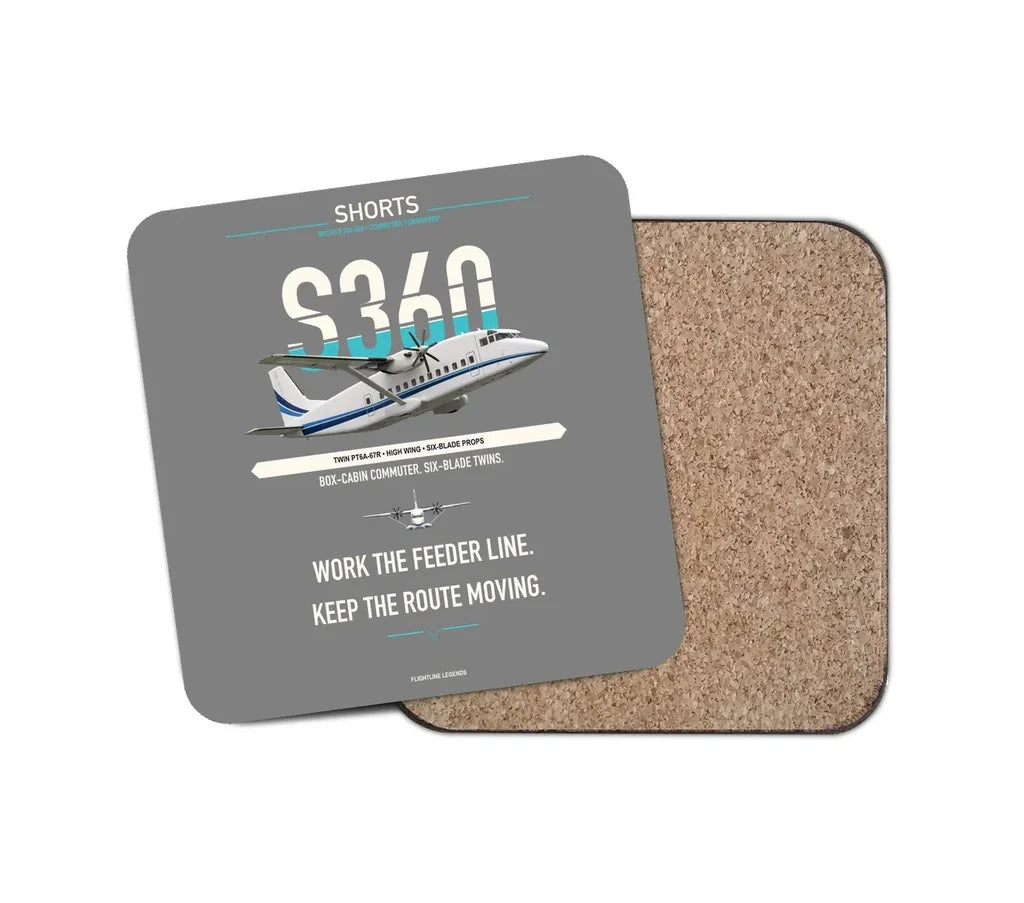 Shorts 360-300 design on gray 1 piece coaster