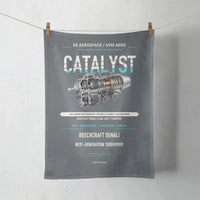 Thumbnail for CATALYST design on gray towel