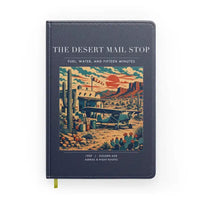 Thumbnail for VINTAGE G4151 - The Desert Mail Stop - Designed Notebooks design on navyblue