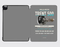 Thumbnail for TRENT 500 design on gray ipad tablet case
