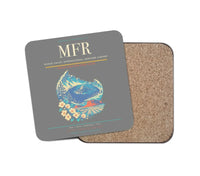 Thumbnail for Rogue Valley International–Medford Airport (MFR) design on gray 1 piece coaster